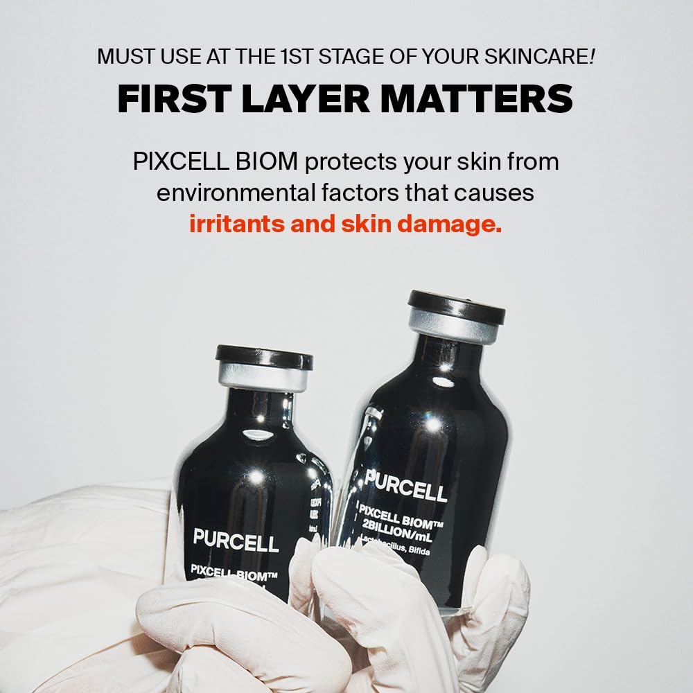 Pixcell Biom 2B/mL - Restores Skin Barrier with Bifida, Lactobacillus Ferment Lysate, Korean Probiotic Drops for acne prone skin and sensitive skin (30ml, 1.01 Fl Oz.)